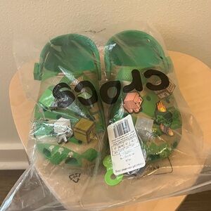 Crocs Minecraft Elevated Kids Clog NWT